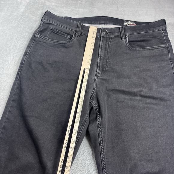 Faherty Stretch Terry 5-Pocket Pant Men's 34x34 Washed Black Gray Straight - Picture 6 of 12